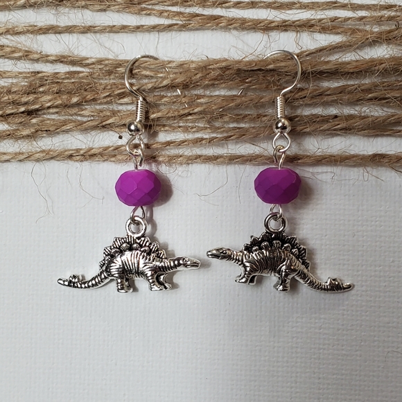 Hand Crafted Other - 🌻Dinosaur earrings
